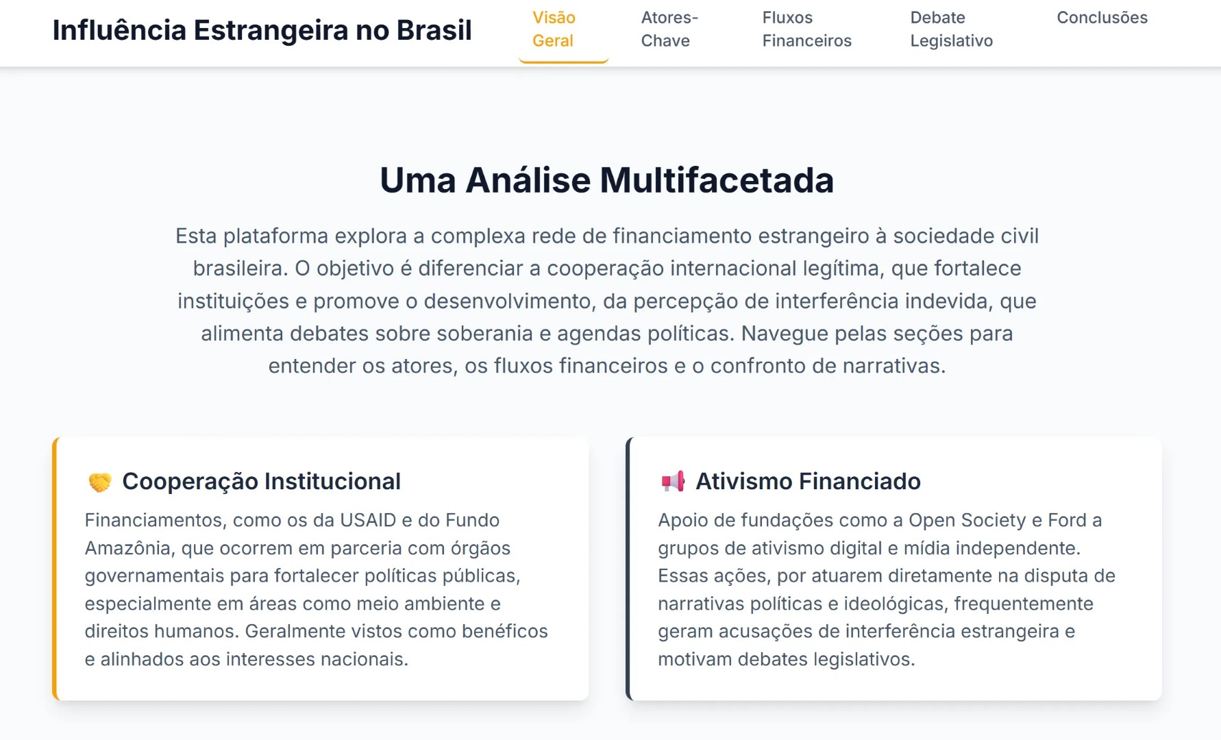 Influência Estrangeira no Brasil — Análise Multifacetada